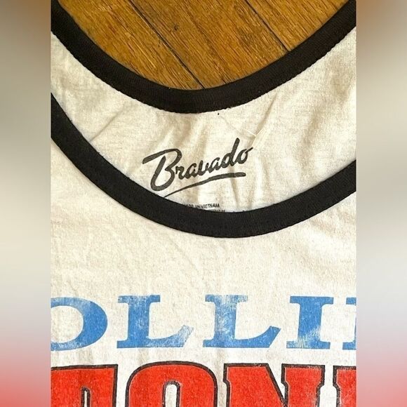 Rolling Stones Womens Medium 1994 Voodoo Lounge Tour Baseball-Style Tee • Raglan - Picture 5 of 13